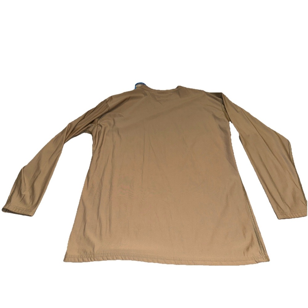 Dri-Duke Moisture Control Therma Form Shirt Sz‎ XL Long Sleeve Beige Tan MENS